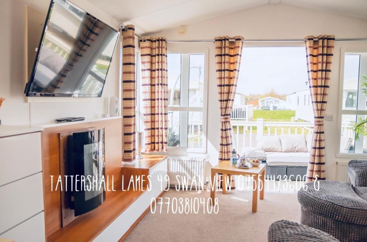 Swan View Retreats # Hottub # Egg Chair # Bbq & Bikes Included 8 Berth Tattershall Extérieur photo