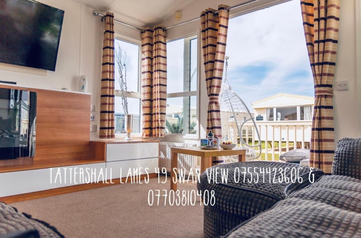 Swan View Retreats # Hottub # Egg Chair # Bbq & Bikes Included 8 Berth Tattershall Extérieur photo